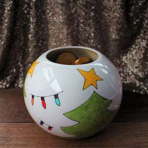 Christmas sweets bowl by Laura lee Designs
