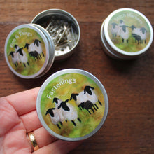 Load image into Gallery viewer, Sheep tins colourful craft storage by Laura Lee designs Cornwall