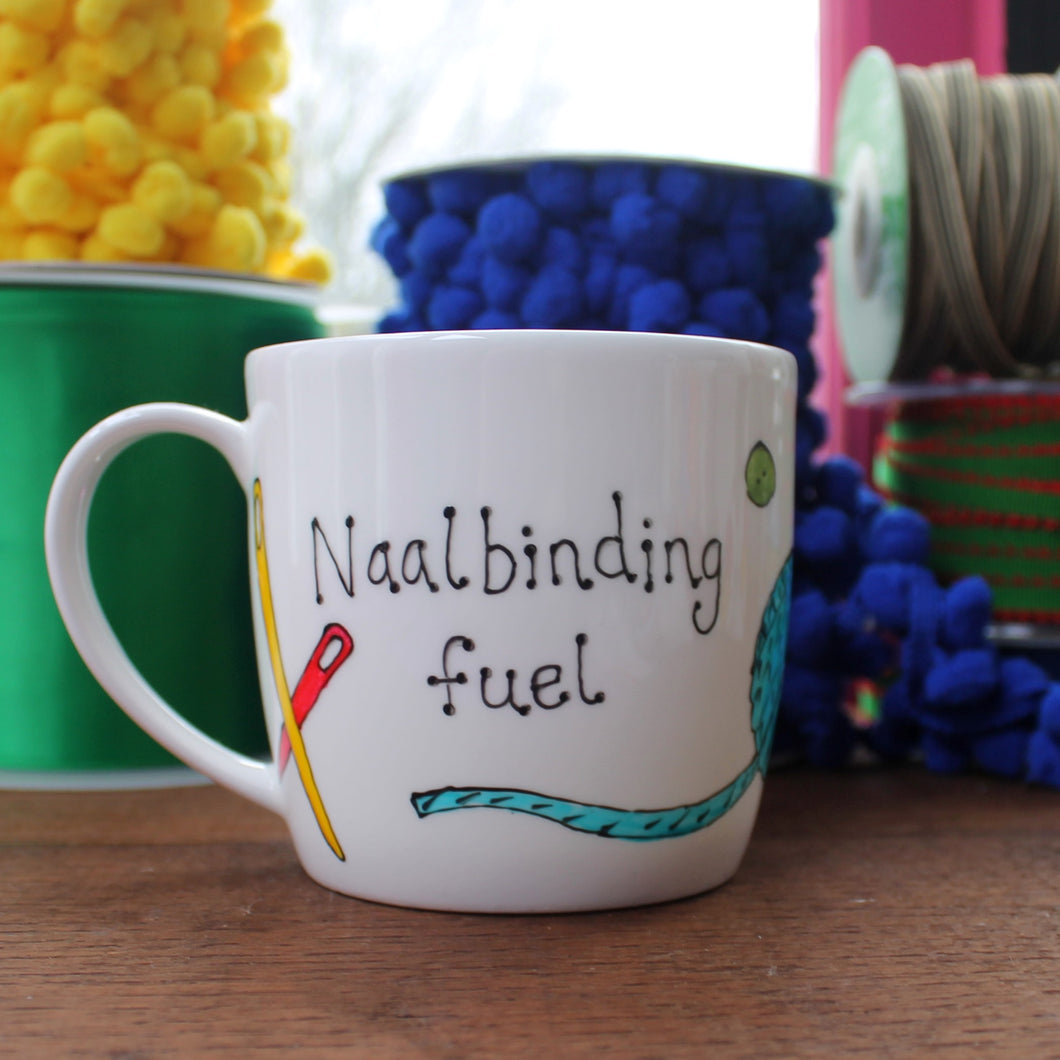 Naalbinding mug Laura Lee Designs 