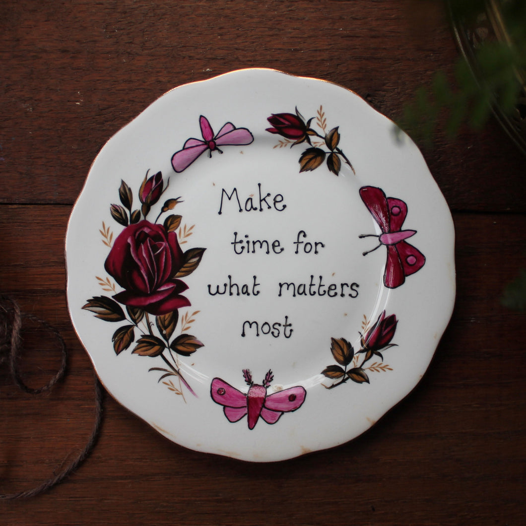 The Vintage Pimp recycled plate by Laura Lee designs 