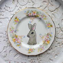 Load image into Gallery viewer, Grey Rex rabbit The vintage pimp by Laura Lee Designs Cornwall