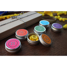 Load image into Gallery viewer, Rainbow button tin set sewing storage by Laura Lee designs Cornwall