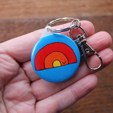 Load image into Gallery viewer, Merry Weather rainbow keyring by Laura Lee Designs Cornwall