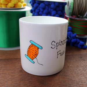 Spinning Jumbo Mug - Hand Painted - Crafters Gift