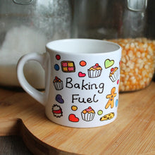 Load image into Gallery viewer, Children&#39;s baking fuel mug by Laura Lee Designs in Cornwall