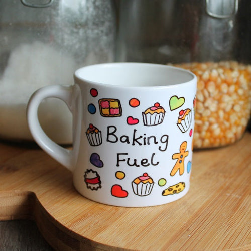 Children's baking fuel mug by Laura Lee Designs in Cornwall