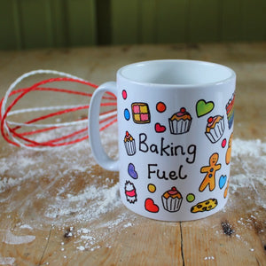 Baking fuel mug by Laura Lee Designs 