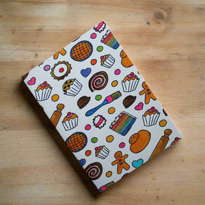 Baker's Notebook Set - 36 Plain Pages - Pocket Size - 100% Recycled - Eco