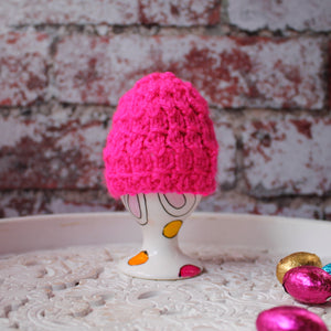 Bunny egg cup and cosy set by Laura Lee Designs