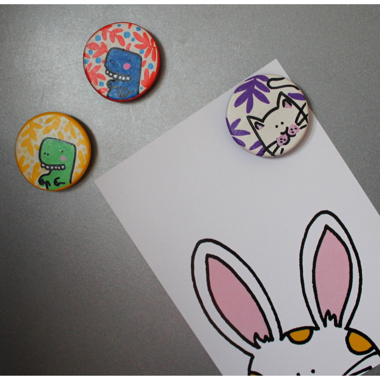 Laura Lee Designs Handpainted Ceramic Luxury Magnet