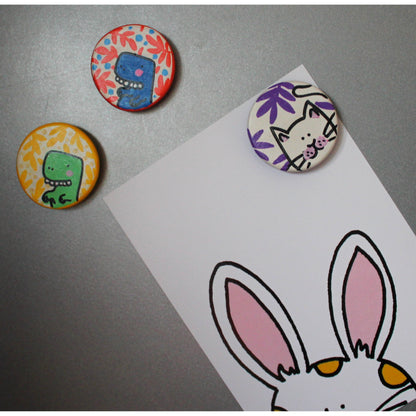 Laura Lee Designs Handpainted Ceramic Luxury Magnet