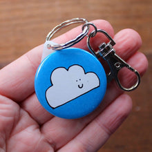 Load image into Gallery viewer, Merry weather cloud keyring by Laura Lee Designs 