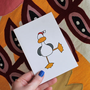 Ta Da! Seagull Card & Envelope - Blank Inside - Duck - Birthday - Christening -Greetings Card