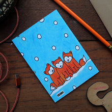 Load image into Gallery viewer, Fox colourful notebook by Laura Lee Designs Cornwall