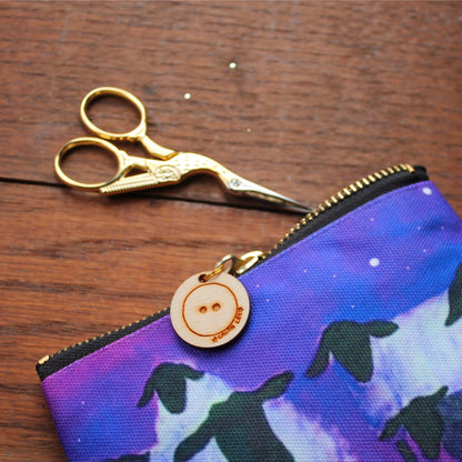 Galaxy Sheep Makeup Craft Purse Storage Bag Laura Lee Designs
