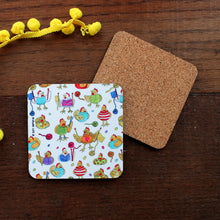 Load image into Gallery viewer, Knitting chickens coaster funny homewares by Laura Lee Designs 