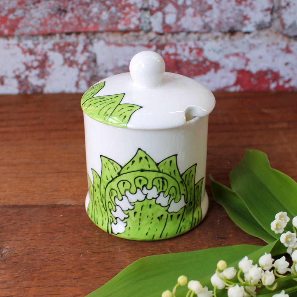 Honey pot Lily of the valley by Laura lee Designs Cornwall