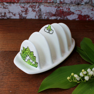 Toast rack Lily of the valley by Laura lee Designs Cornwall