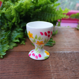 Meadow Flowers Egg cup by Laura Lee Designs