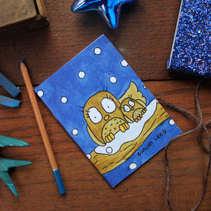 Snowy owl notebook by Laura Lee Designs 
