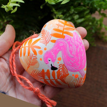 Load image into Gallery viewer, Pink flamingo heart by Laura Lee Designs Cornwall