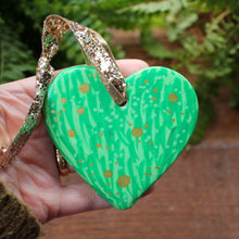 Load image into Gallery viewer, Hand painted heart by Laura Lee designs in Cornwall