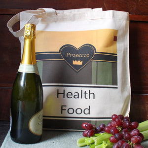 Prosecco funny wine bag by Laura Lee Designs Cornwall