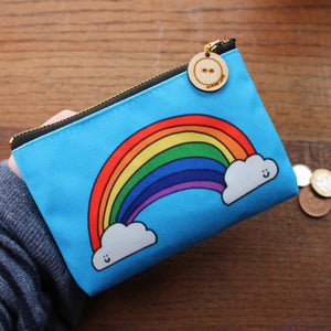 Rainbow pouch by Laura Lee Designs