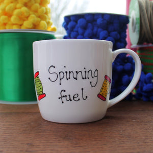 Spinners mug crafting Laura Lee Designs 