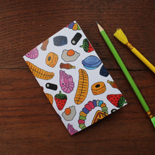 Load image into Gallery viewer, Sweet Shop Notebook- Retro - 36 Plain Pages - Pocket Size - 100% Recycled - Eco