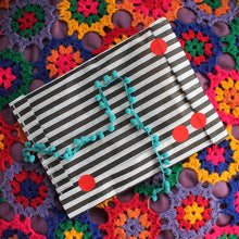 Load image into Gallery viewer, Black and white stripe gift bag