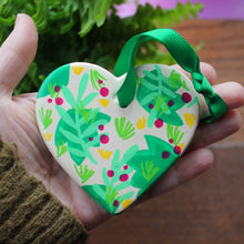 Load image into Gallery viewer, Hand painted heart by Laura Lee